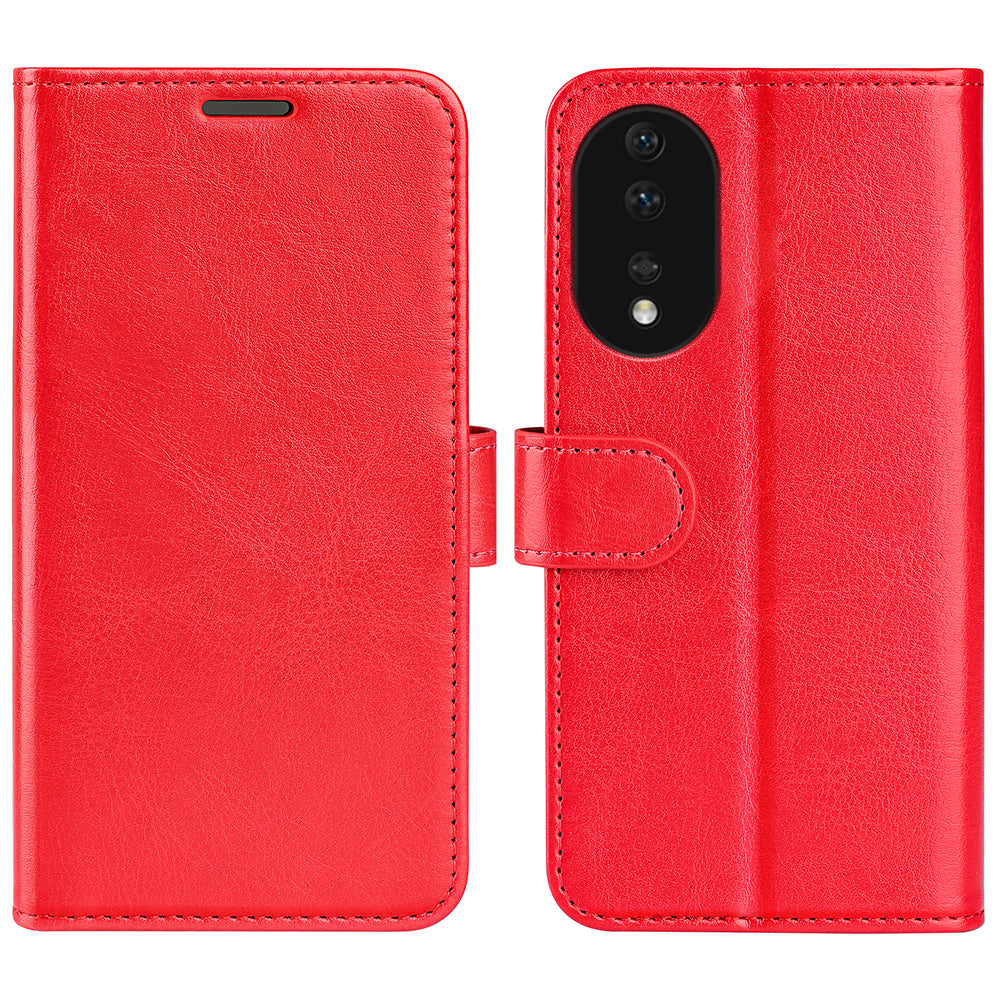 For Honor 80 5G Crazy Horse Texture PU Leather Magnetic Phone Case Stand Wallet Flip Cover For Honor 80 5G Crazy Horse Texture PU Leather Magnetic Phone Case Stand Wallet Flip Cover